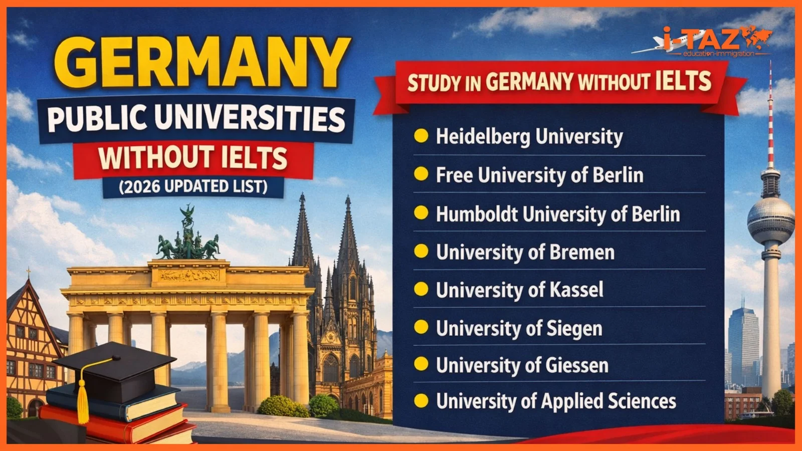 Germany Public Universities Without IELTS