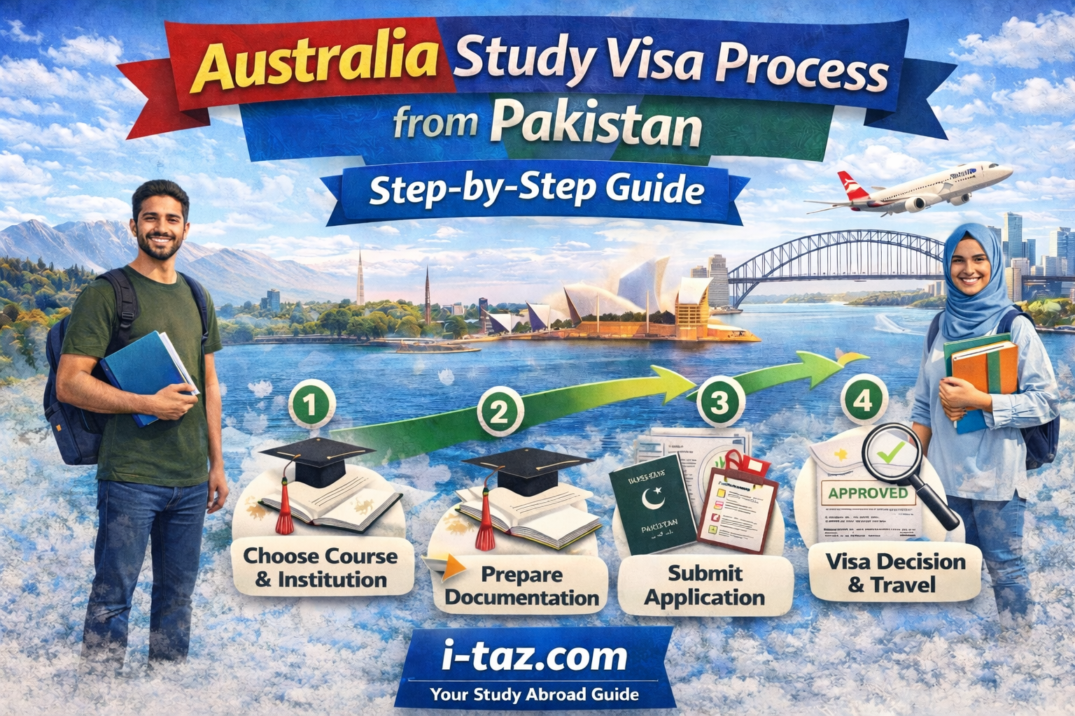 Australia Study Visa Process from Pakistan β Step-by-Step Guide
