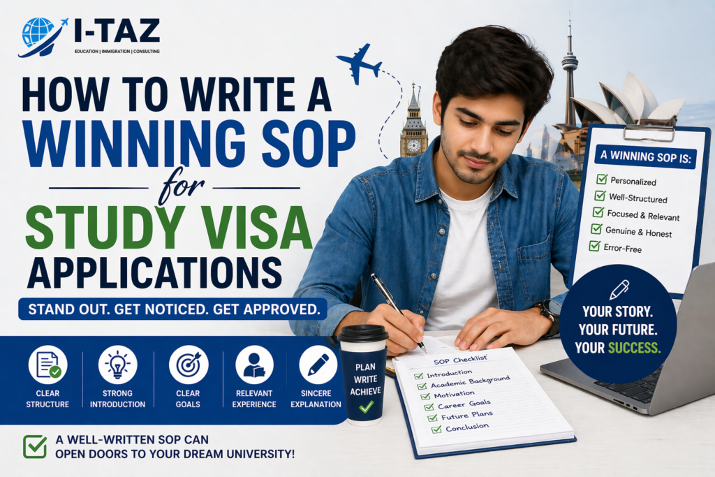 How to Write a Winning SOP for Study Visa Applications