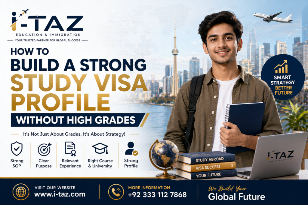 How to Build a Strong Study Visa Profile Without High Grades