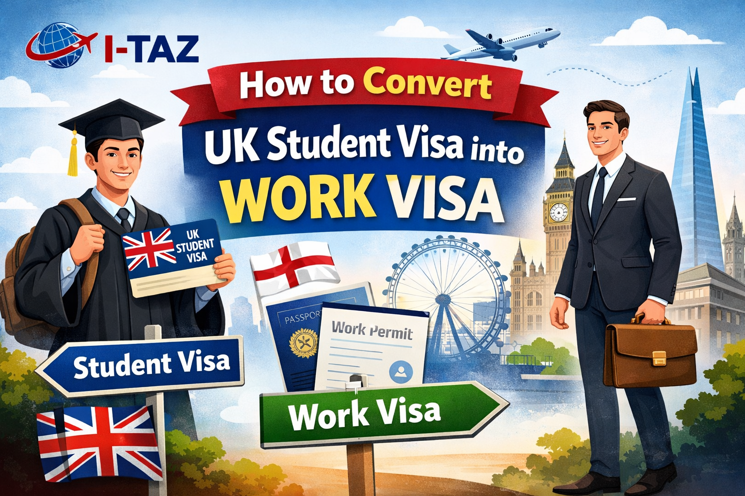 How to Convert UK Student Visa into Work Visa