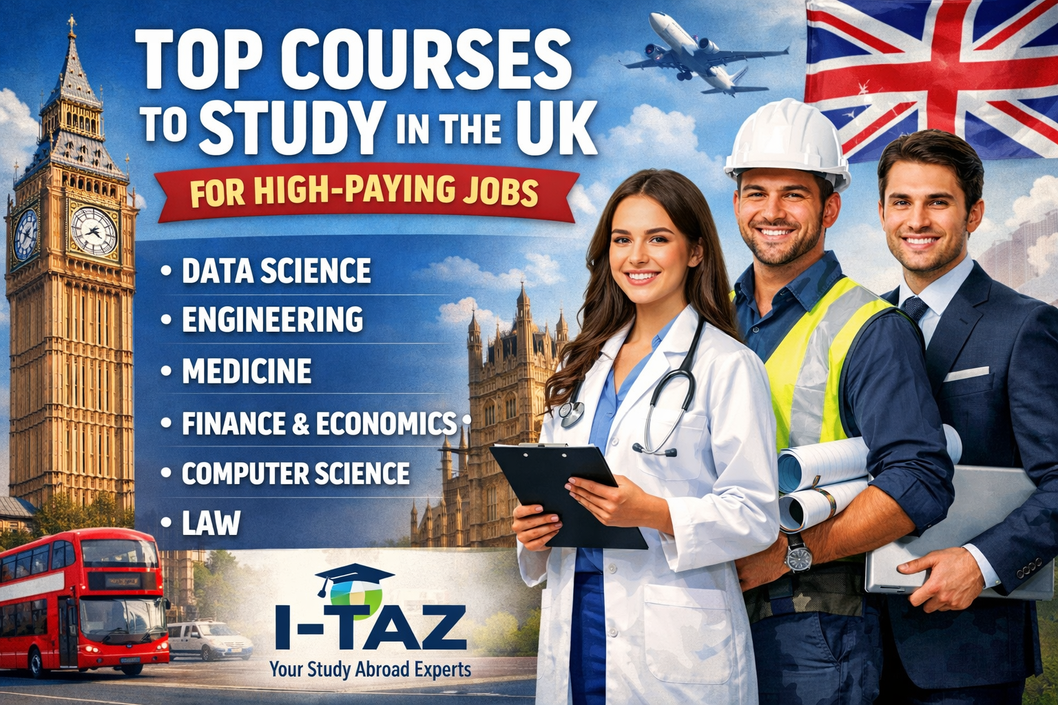 Top Courses to Study in the UK for High-Paying Jobs