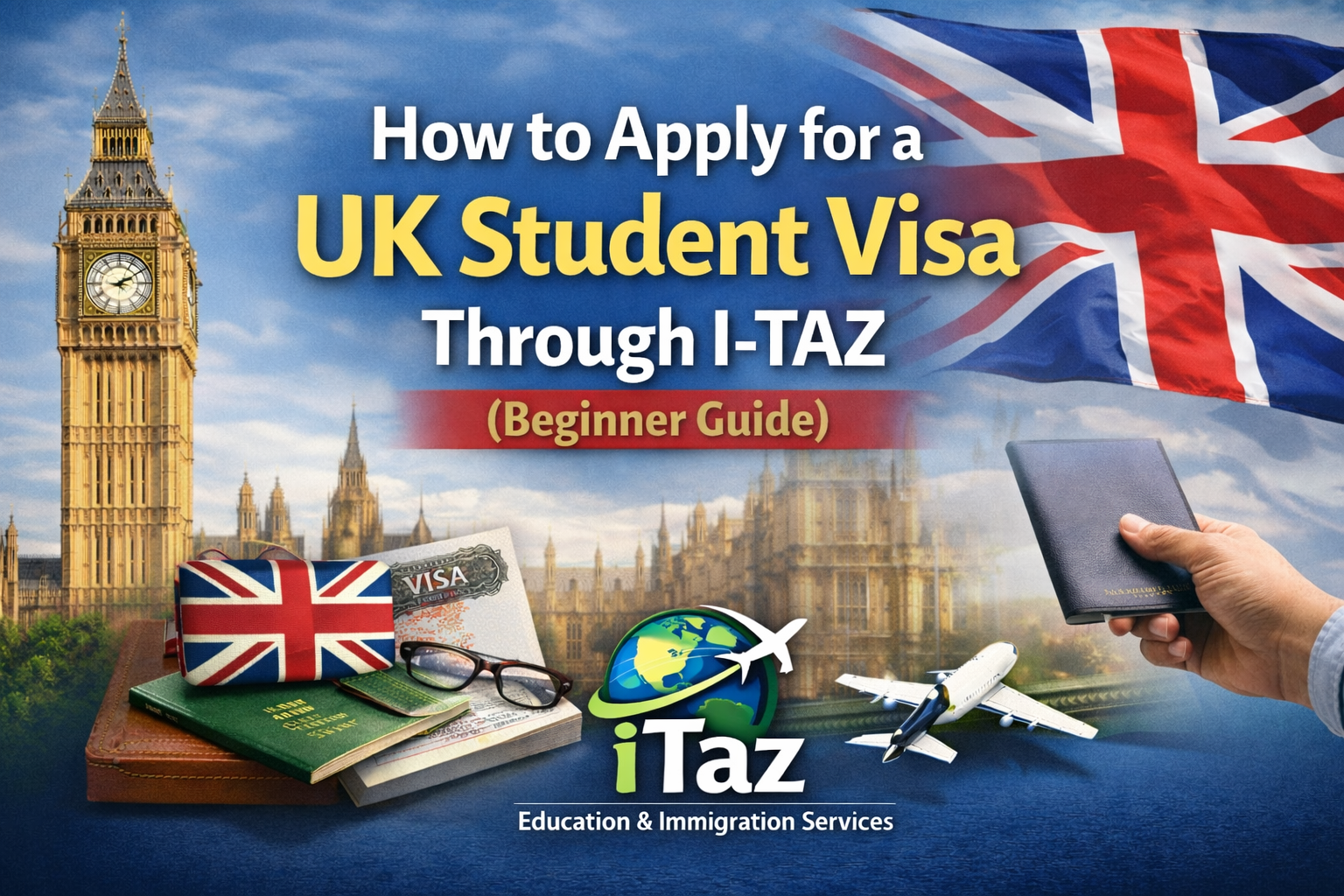 How to Apply for a UK Student Visa Through I-TAZ (Beginner Guide)