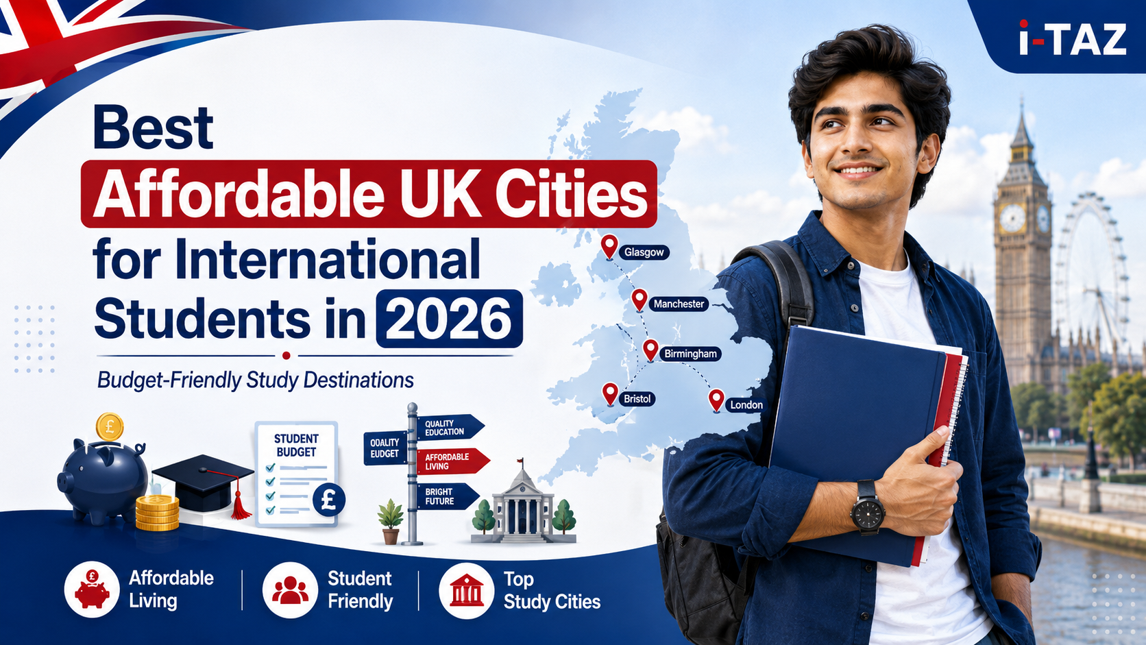 Best Affordable UK Cities for International Students in 2026