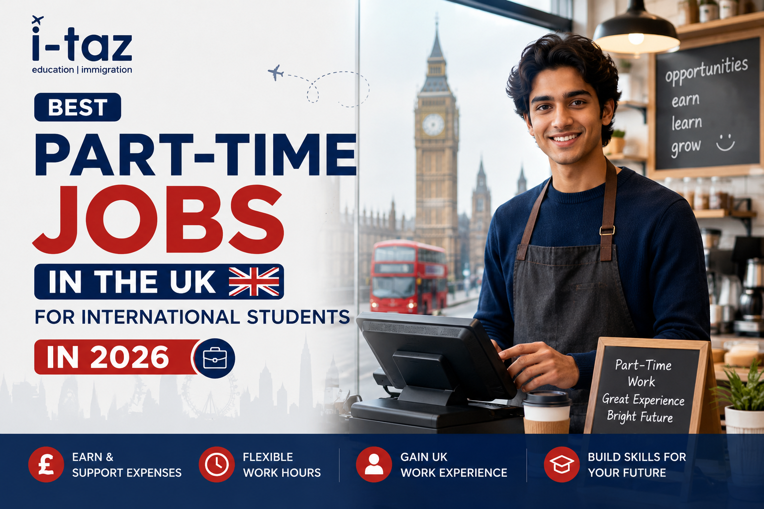 Best Part-Time Jobs in the UK for International Students in 2026