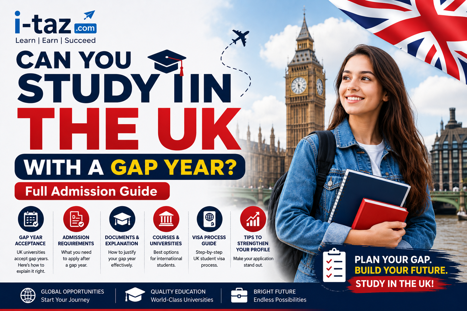 Can You Study in the UK with a Gap Year? Full Admission Guide