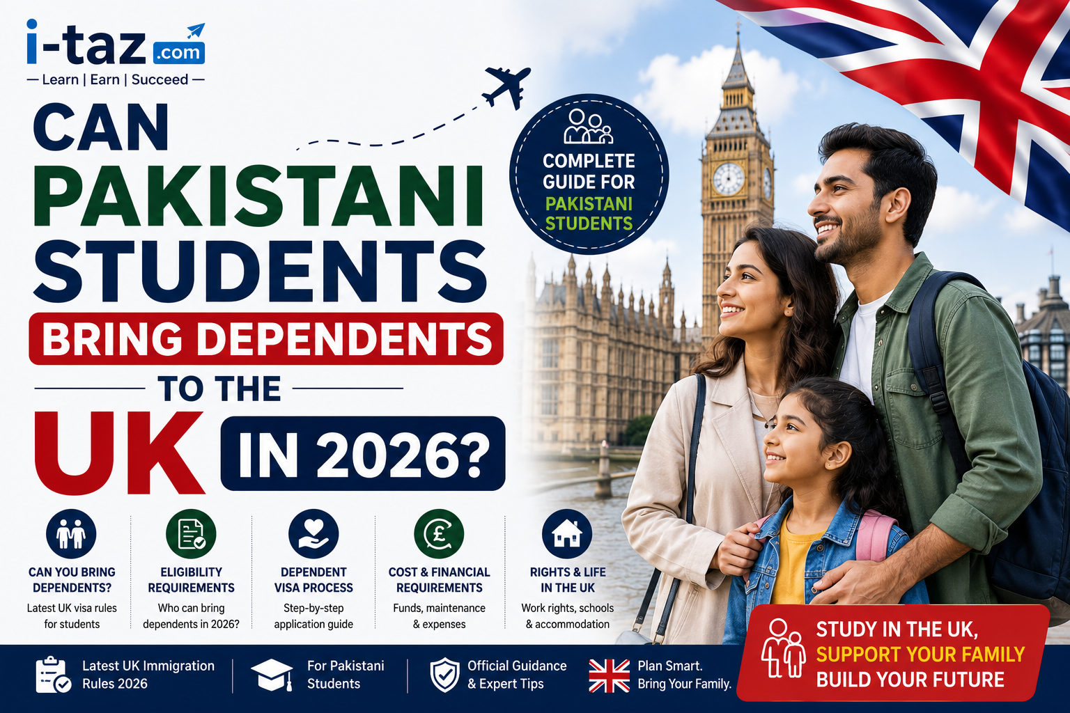 Can Pakistani Students Bring Dependents to the UK in 2026?