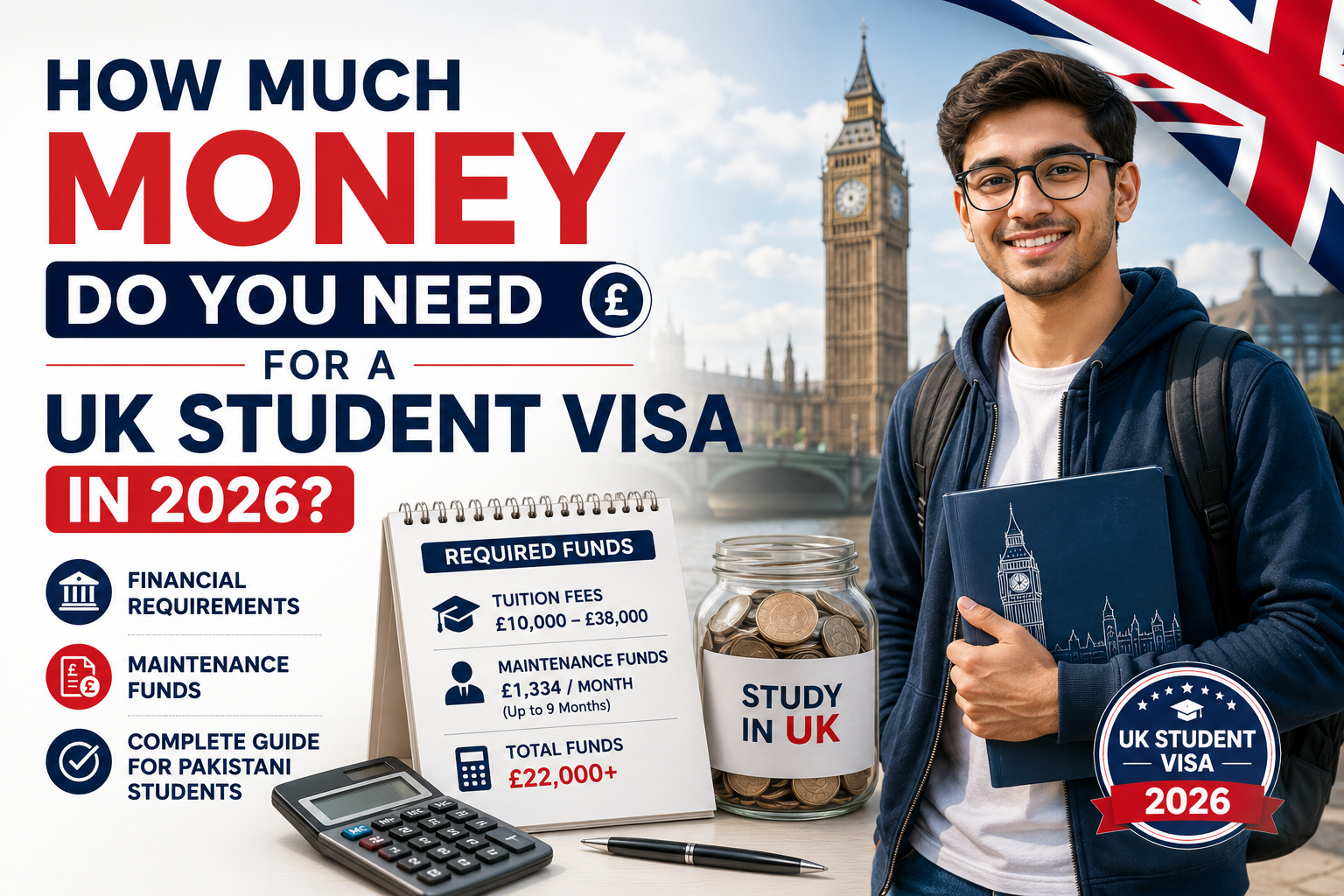 How Much Money Do You Need for a UK Student Visa in 2026?